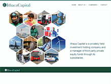 Tablet Screenshot of ithacacapital.com